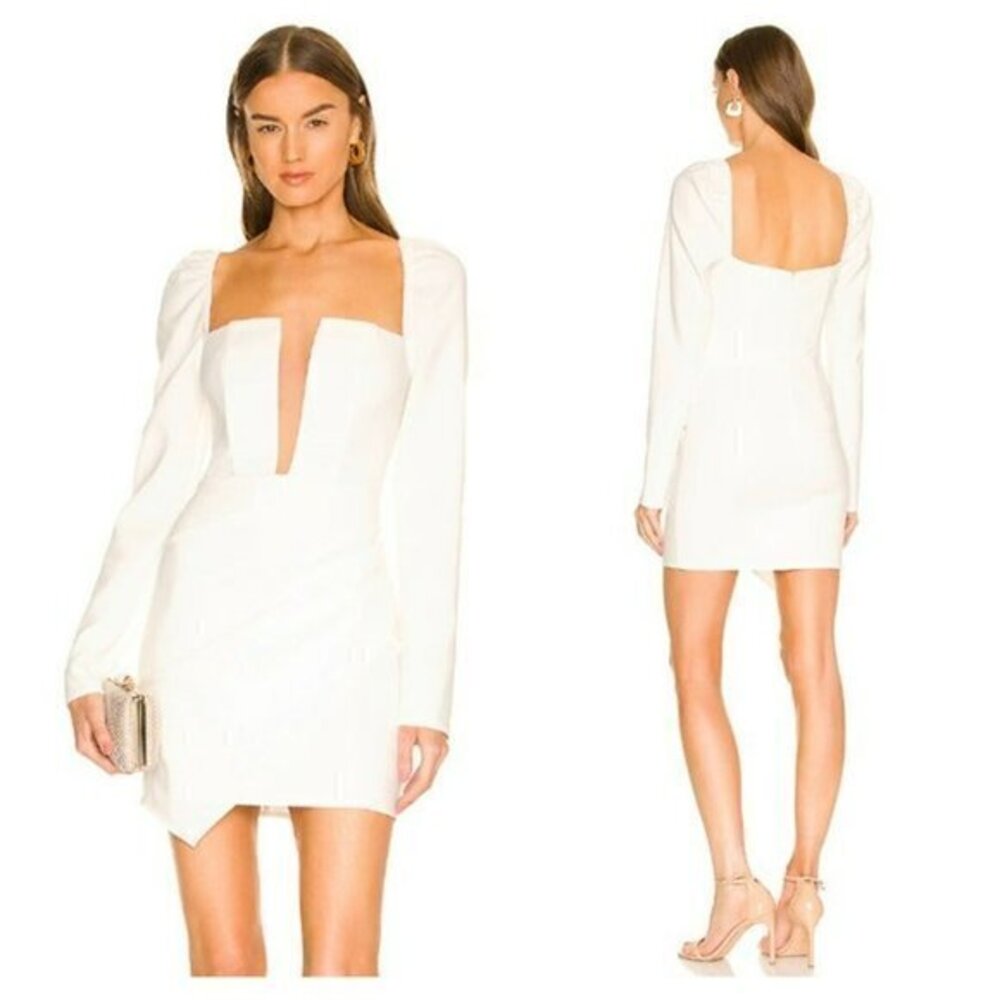 Michael Costello X Revolve Racquel Mini Dress - Ivory